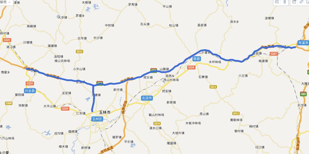 岑兴高速全程最新路线图(地图 实时路况查询)