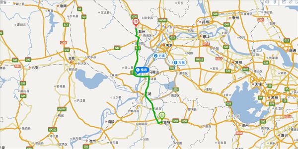 ="宣城到滁州路线图"