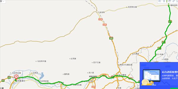 锡林郭勒盟到巴彦淖尔开车路线图